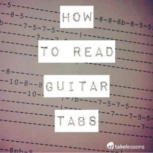 how to read guitar tabs
