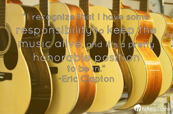 Famous Guitarists Quotes Eric Clapton