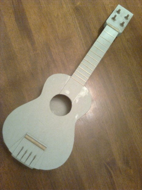 how to make a ukulele cardboard ukulele