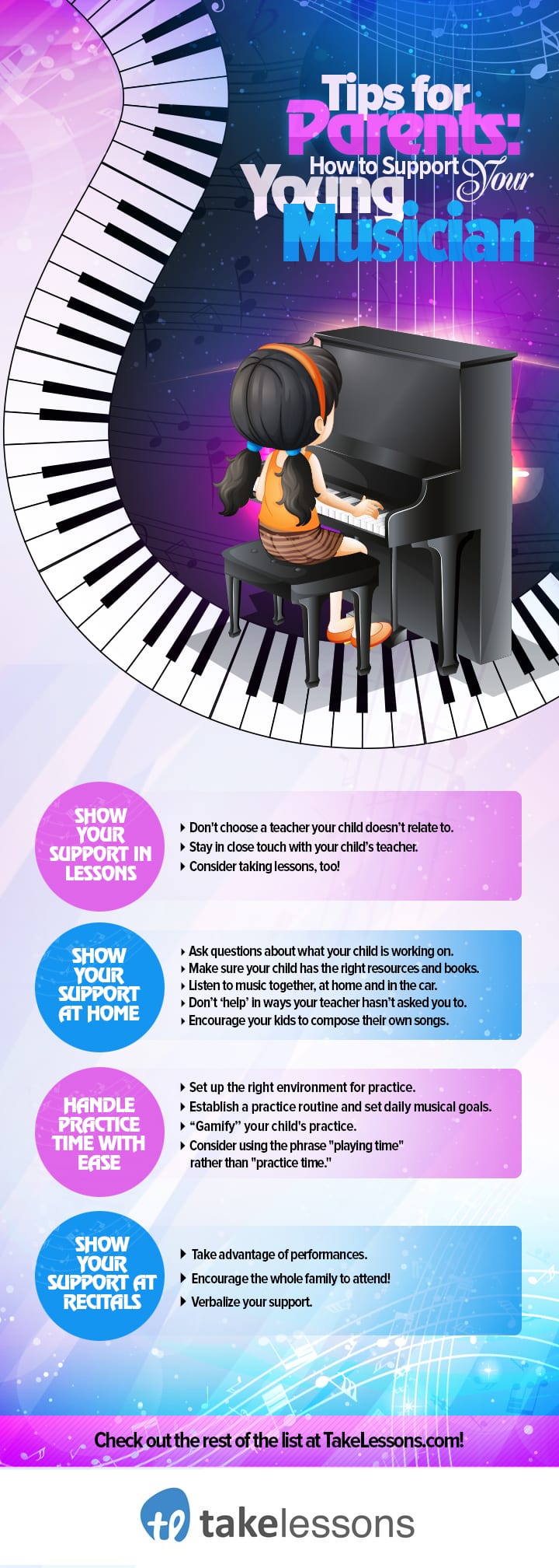 25 Tips for Supporting Your Young Musician [Infographic]