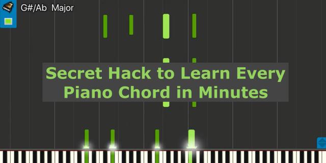 Secret Hack to Learning Every Piano Chord in Minutes - Piano Class