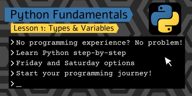 Python Basics (Lesson 1): Types & Variables - Python Class