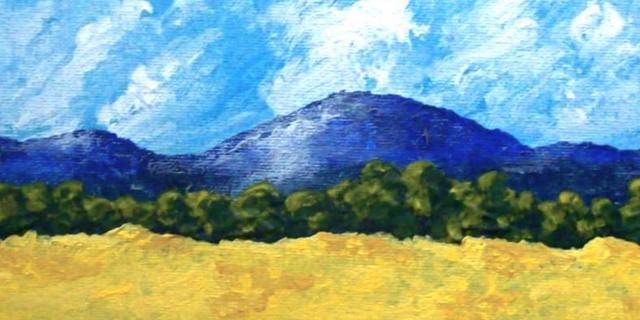 Paint and Sip: Mountain Landscape - Painting Class
