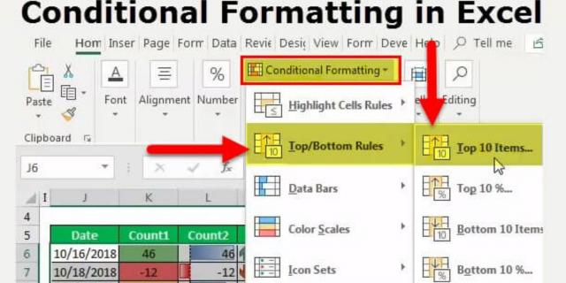 Conditional Formatting - Microsoft Excel Class