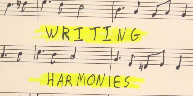Writing Harmony and Chords To Melodies - Piano Class
