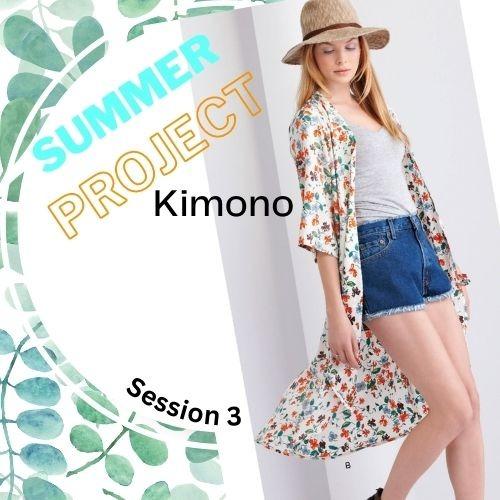 Summer Project: How to make a kimono with a pattern-Part 3 - Sewing Class