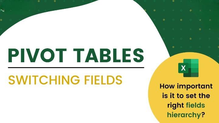 How to Switch Pivot Table Fields in Microsoft Excel