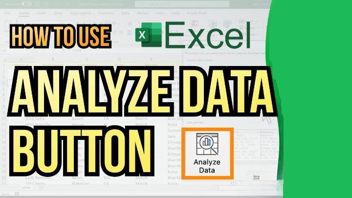 How to Use Microsoft Excel’s Analyze Data Feature