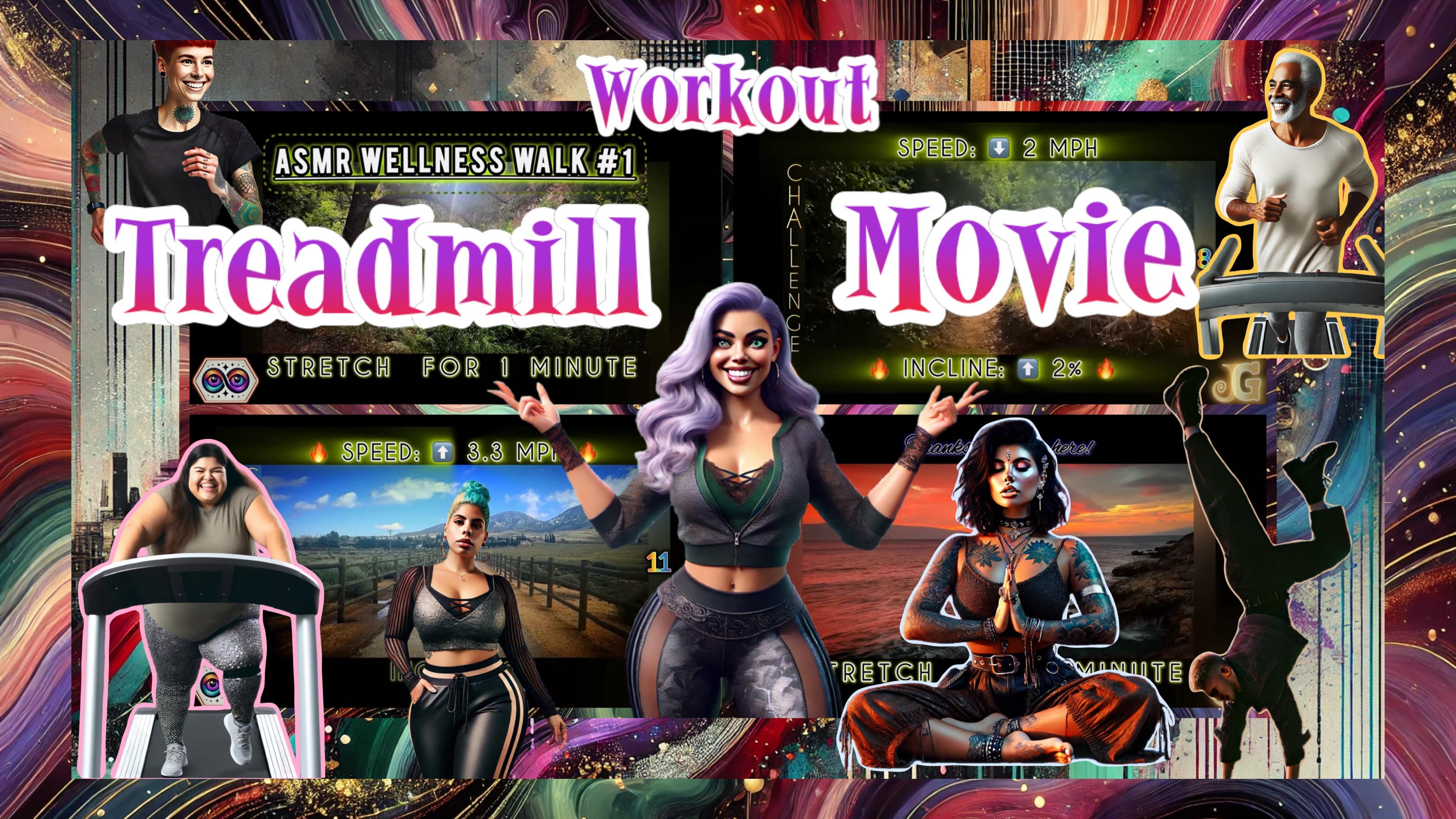 ASMR Wellness Walk #1 (Treadmill Workout) 