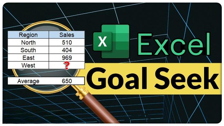 Data Analysis with Goal Seek in Microsoft Excel