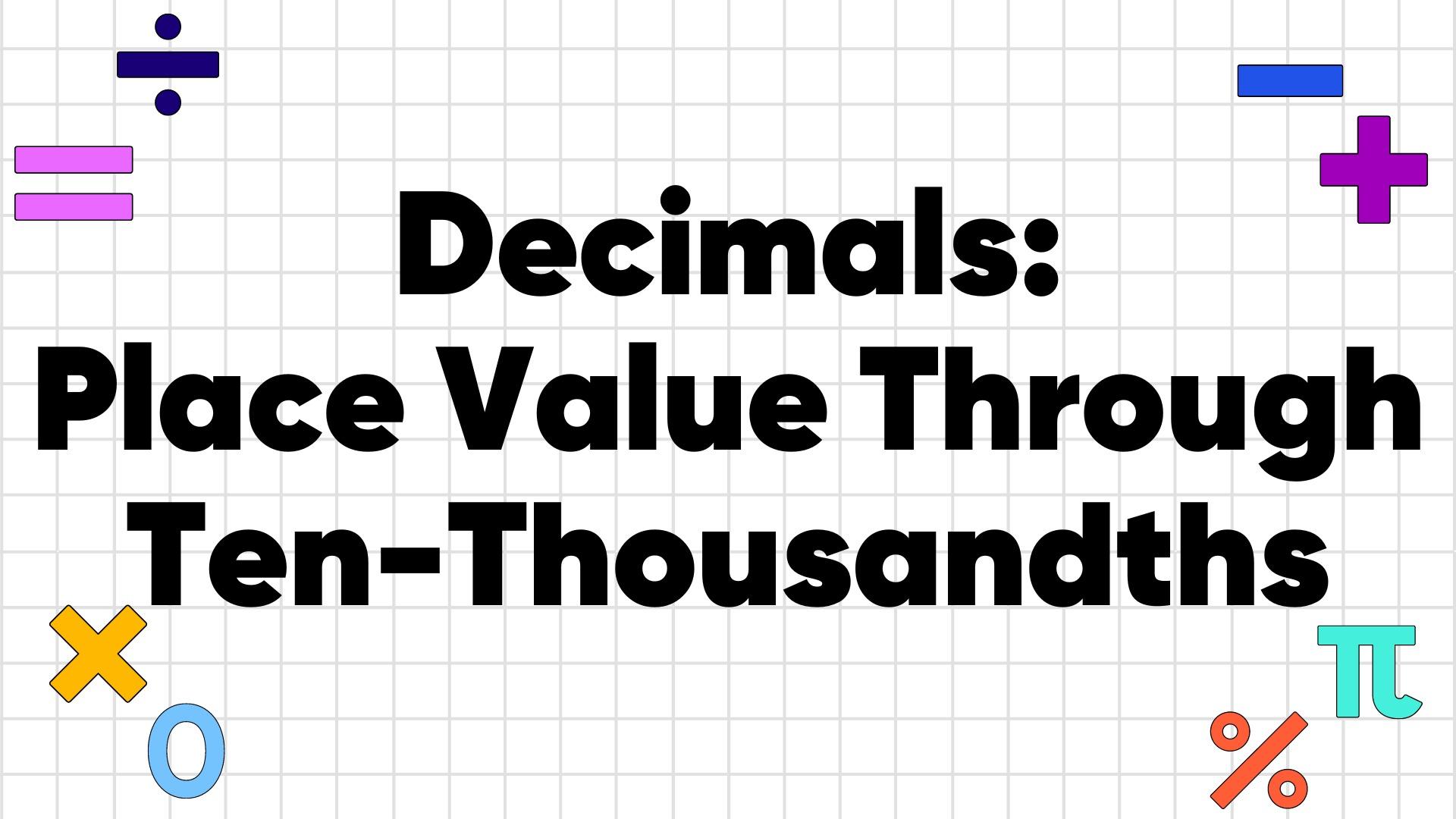How To Read and Write Decimals Through Ten-Thousandths 