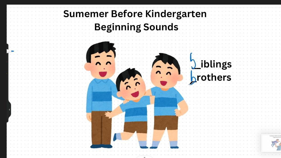 Summer Before Kindergarten- Beginning Sounds