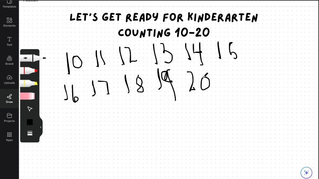 Let's Get Ready for Kindergarten Counting 10-2-