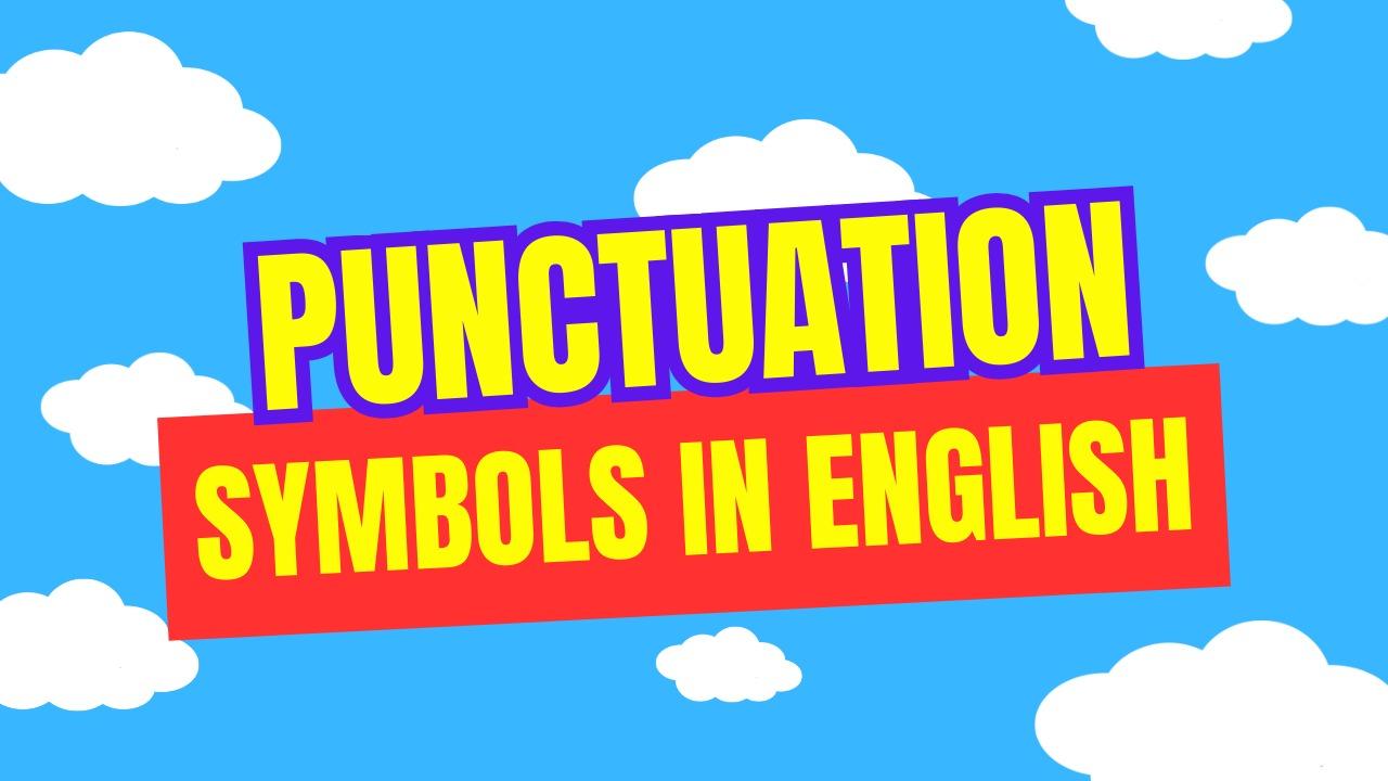 Punctuations in English