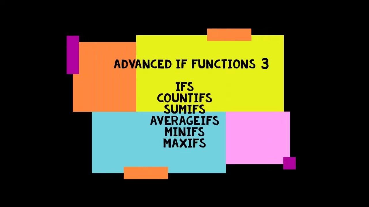 Sumifs and Averageifs Functions in Excel