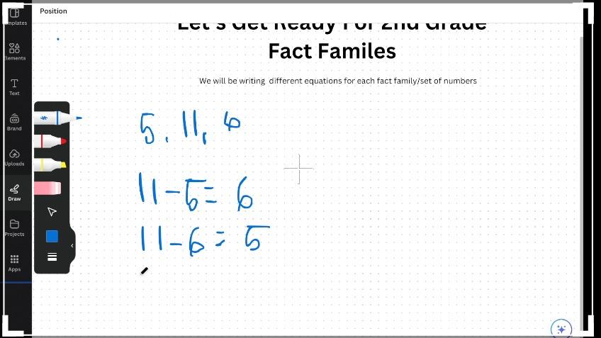 Let's Get Ready for 2nd Grade Fact Families Part 1