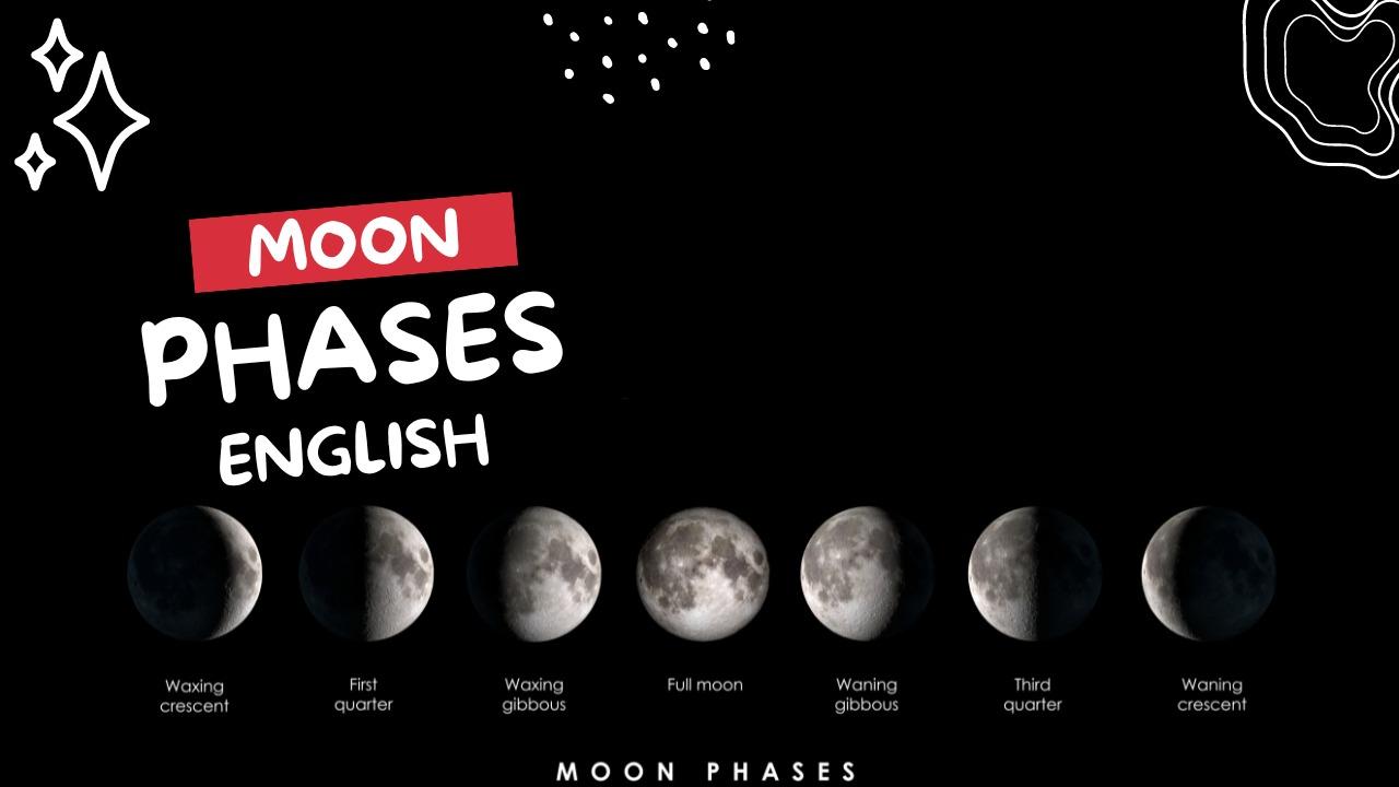 Moon phases in English