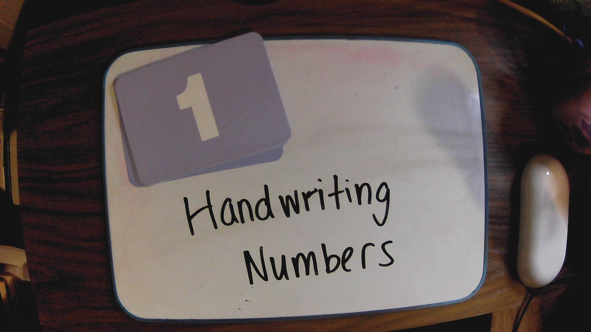 Handwriting Numbers