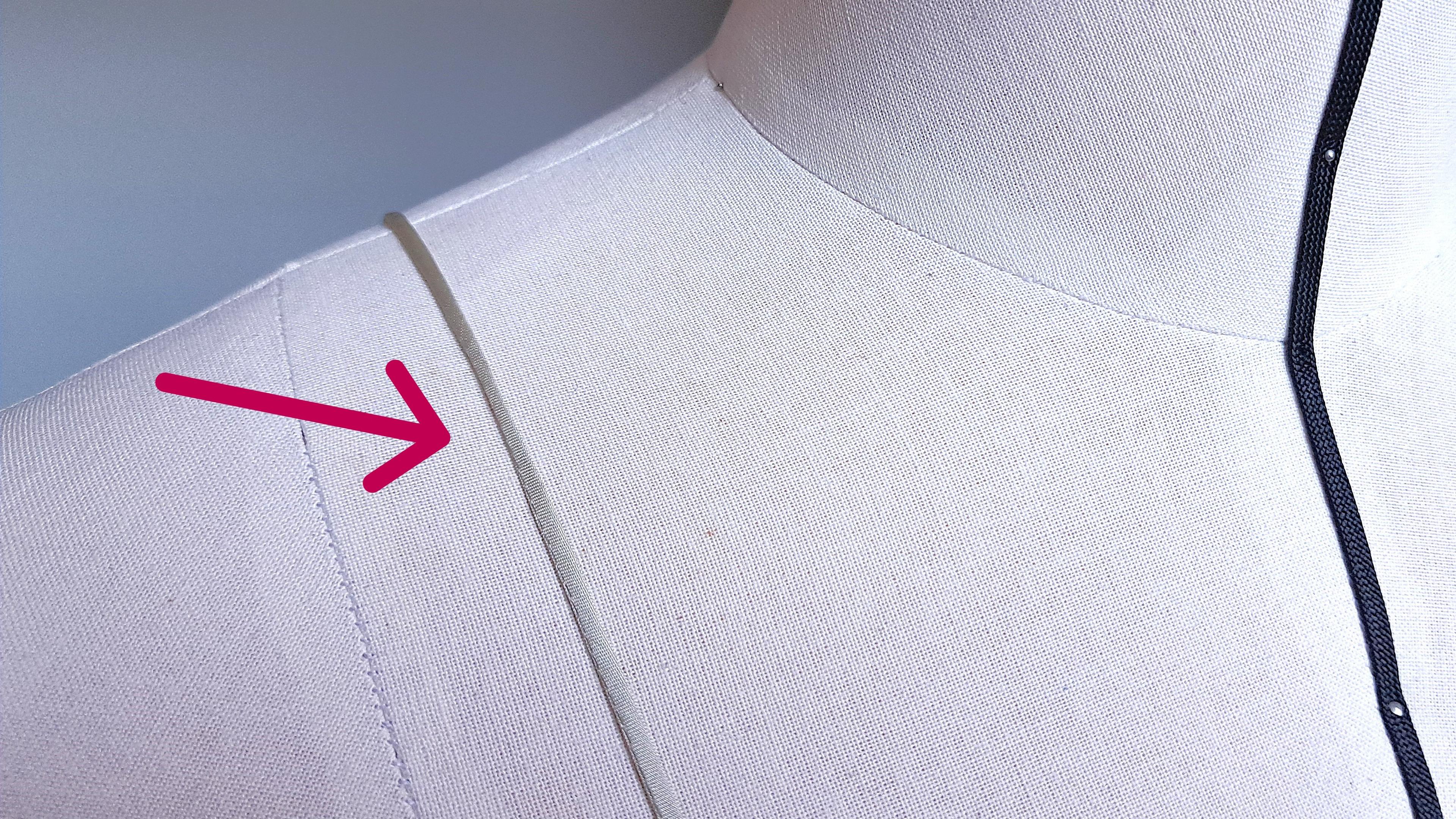 How to sew super skinny shoulder straps for dresses