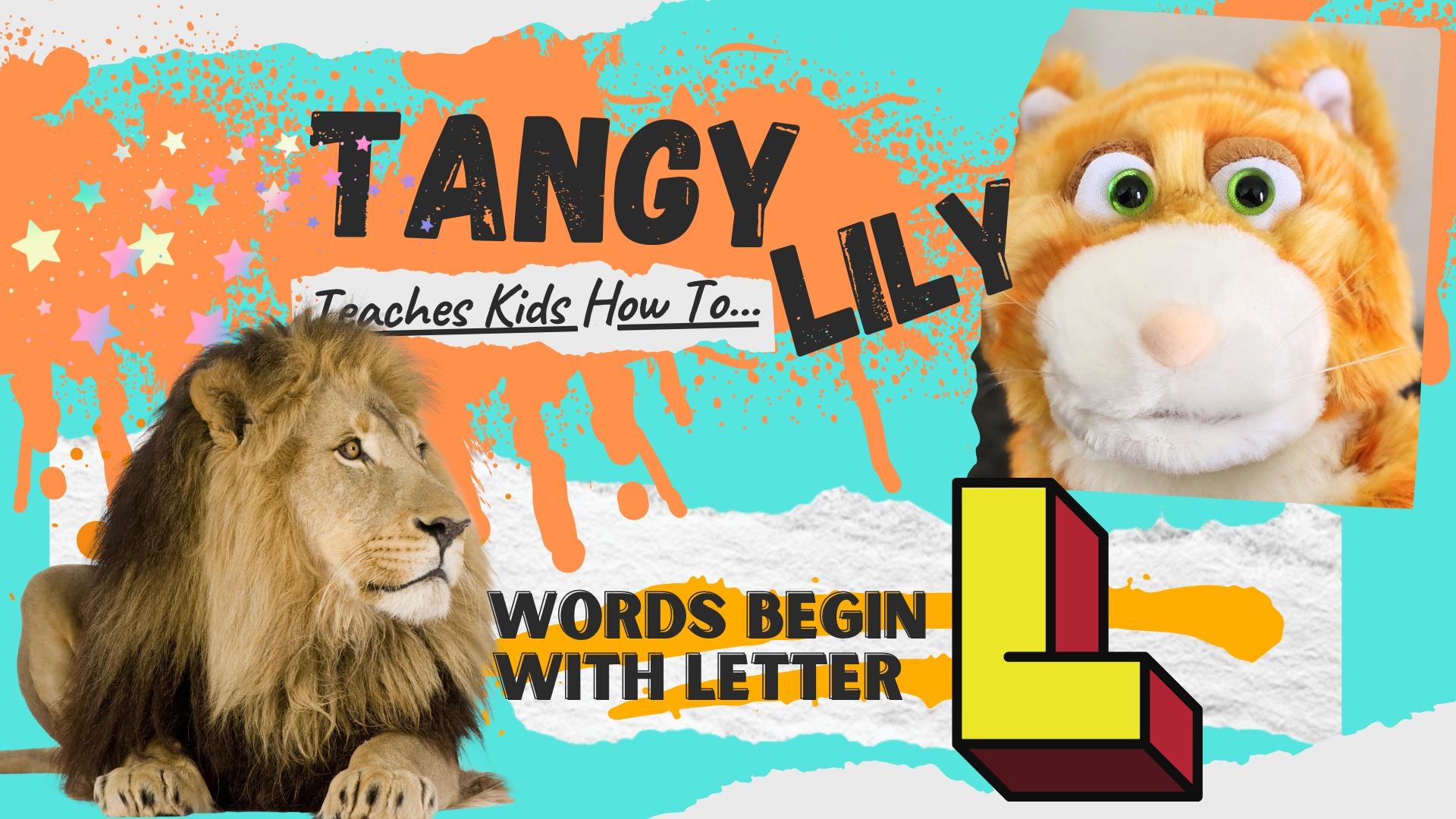 What Words Start With The Letter L? Real Life Lion and Objects