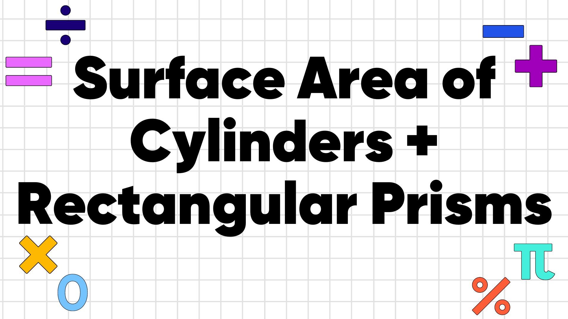 How to solve for the Surface Area of a Cylinder and Rectangular Prism
