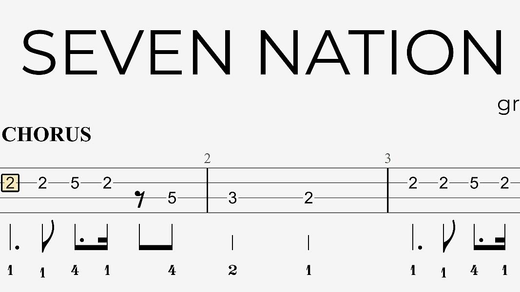 SEVEN NATION ARMY ACCELERATING BASS TRAINER (BEGINNER)