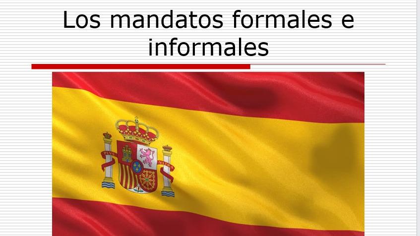 Formal and Informal Commands in Spanish