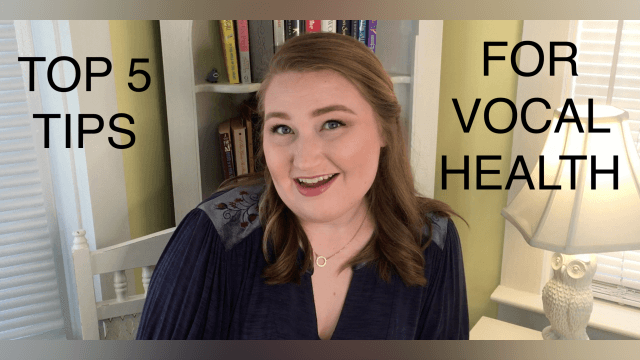 Top 5 Tips for Vocal Health