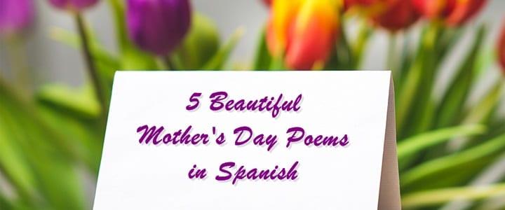 5 Beautiful Mother's Day Poems in Spanish