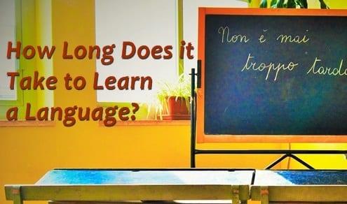 How Long Does it Take to Learn a Language? Find Out Here.