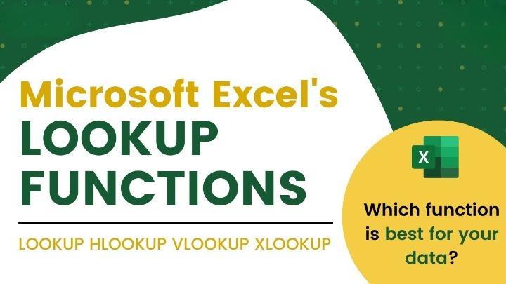 The Four LOOKUP Functions in Microsoft Excel