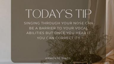 Have Trouble Singing through your Nose??? TRY THIS!,, 