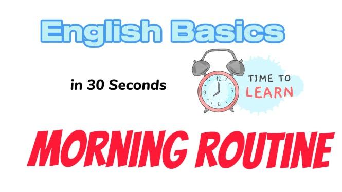 Learn Key Vocab About Morning Routine! ⏰☀️🚿