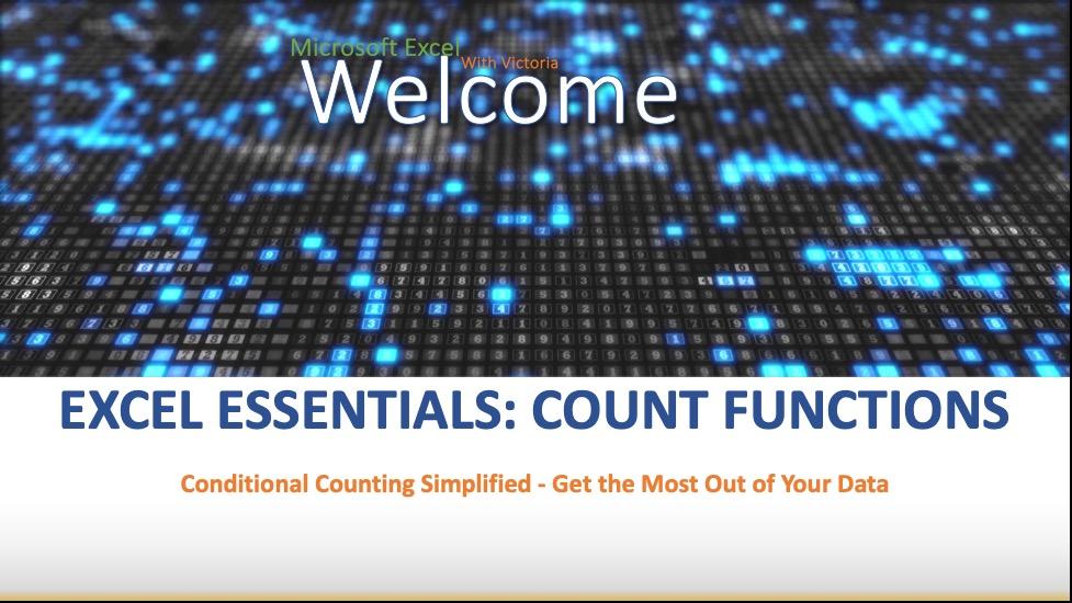 Excel Essentials: COUNTIF & COUNTIFS
