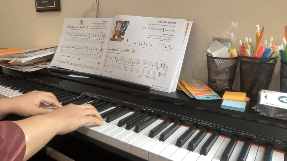 Write, Beethoven (includes practice with quarter rests)