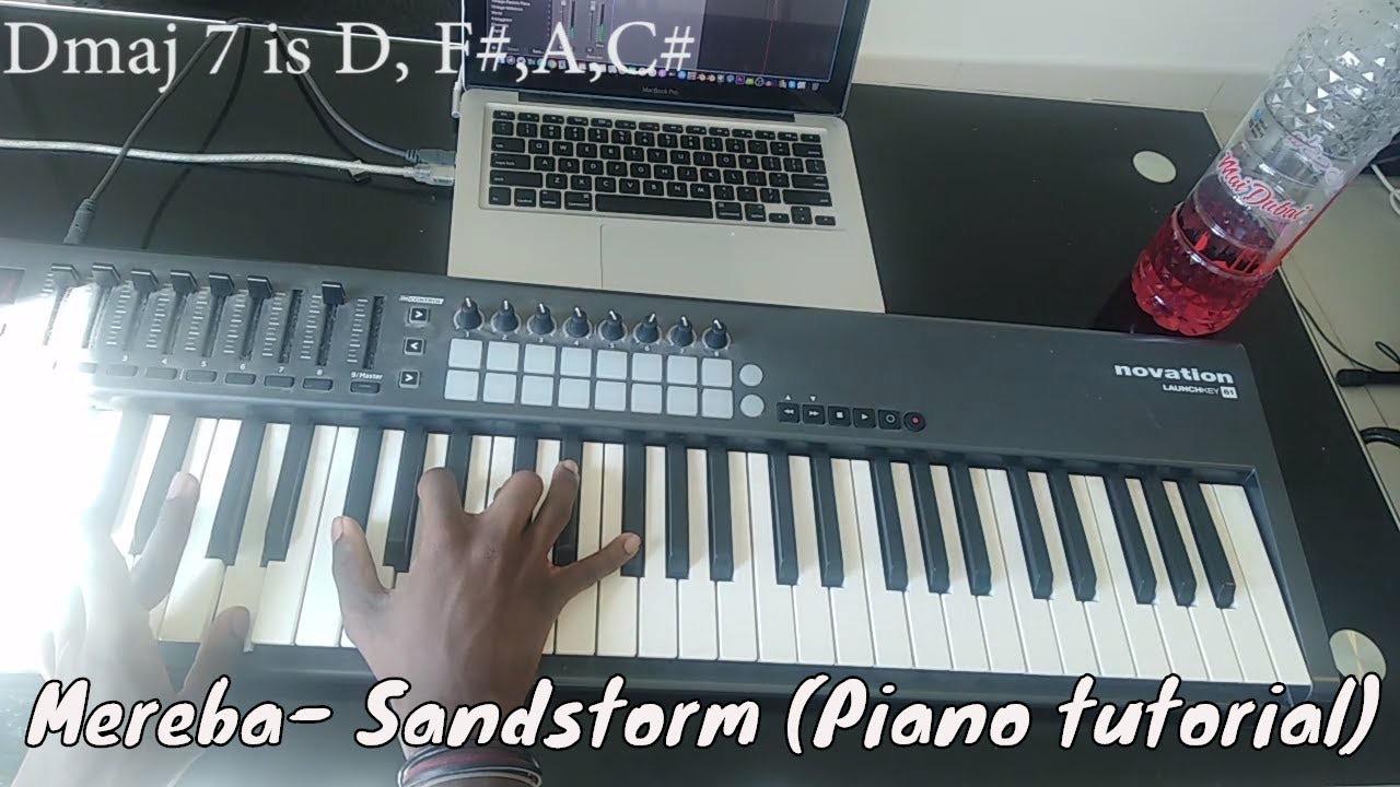 Mereba - Sandstorm ( Piano Tutorial)