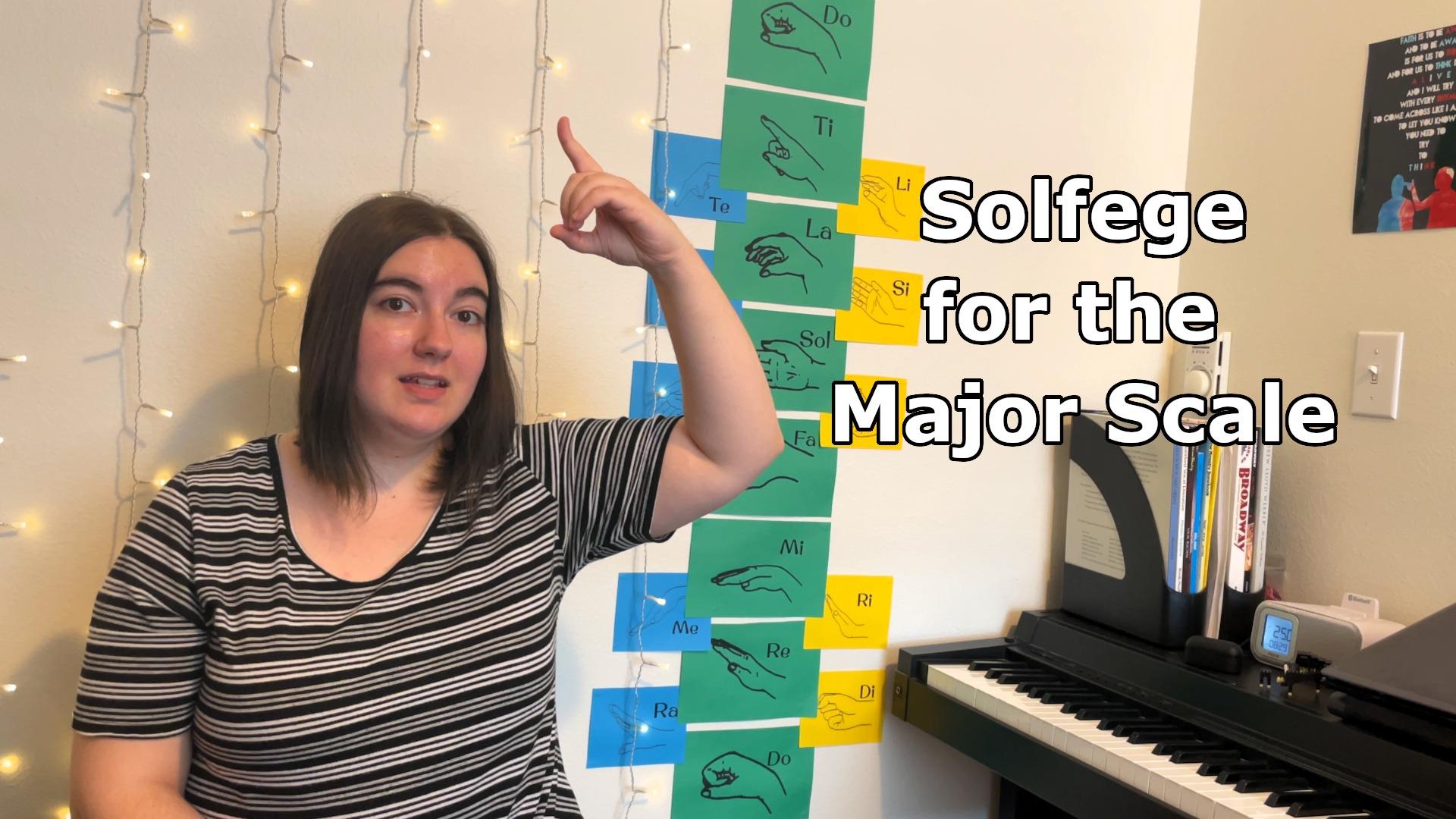 How to Use Solfege in a Major Key