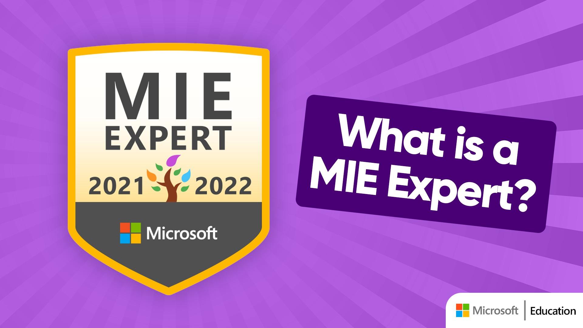 What is a Microsoft Innovative Educator Expert?