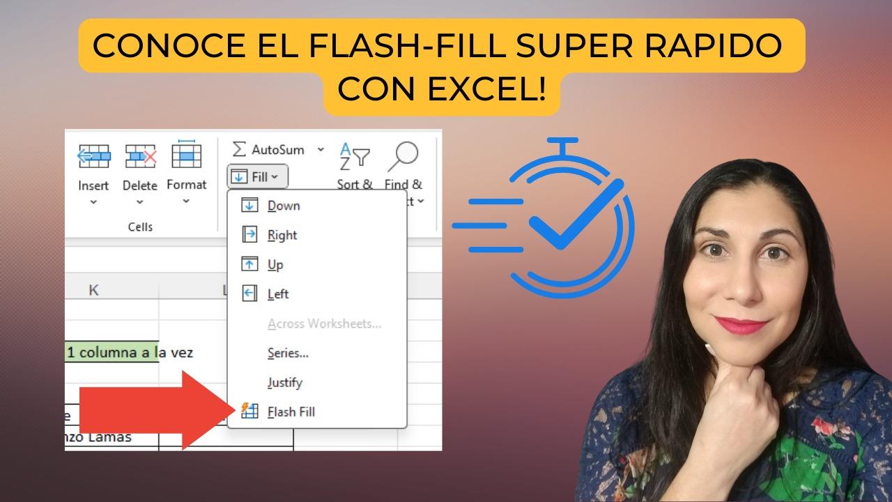 Excel Super Poderoso Flash-Fill - Ahorra Horas de Trabajo!
