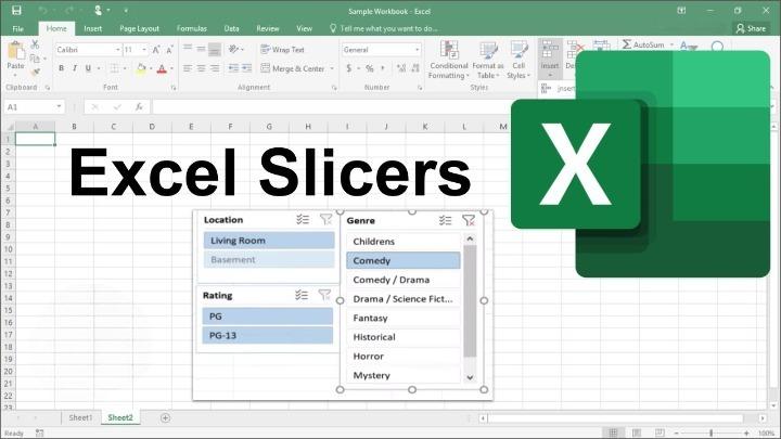 Inserting a Slicer to Filter Data in Microsoft Excel