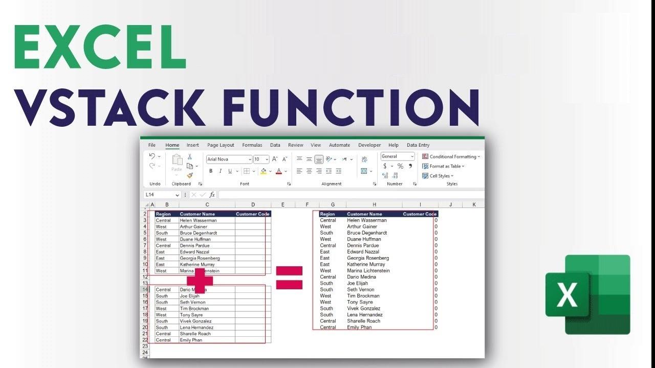 How to Use VSTACK Function in Microsoft Excel