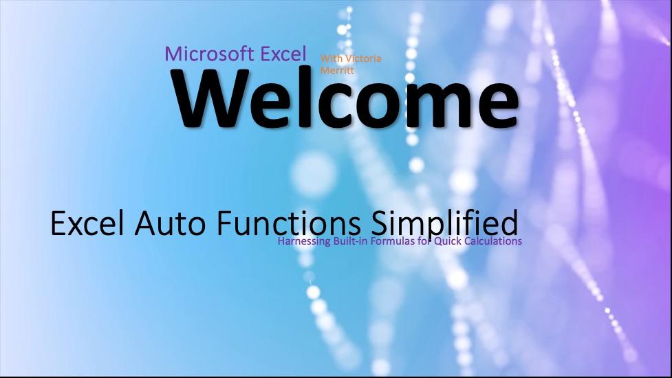 Auto Functions Simplified