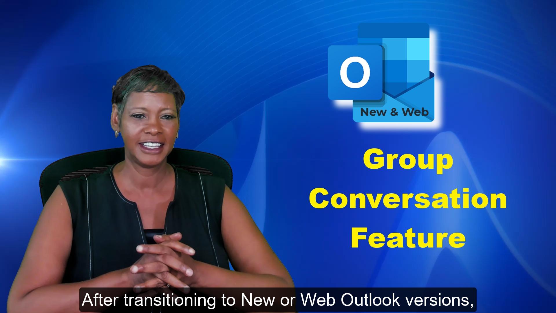 Microsoft New Outlook and Web Version: Group Conversation Feature