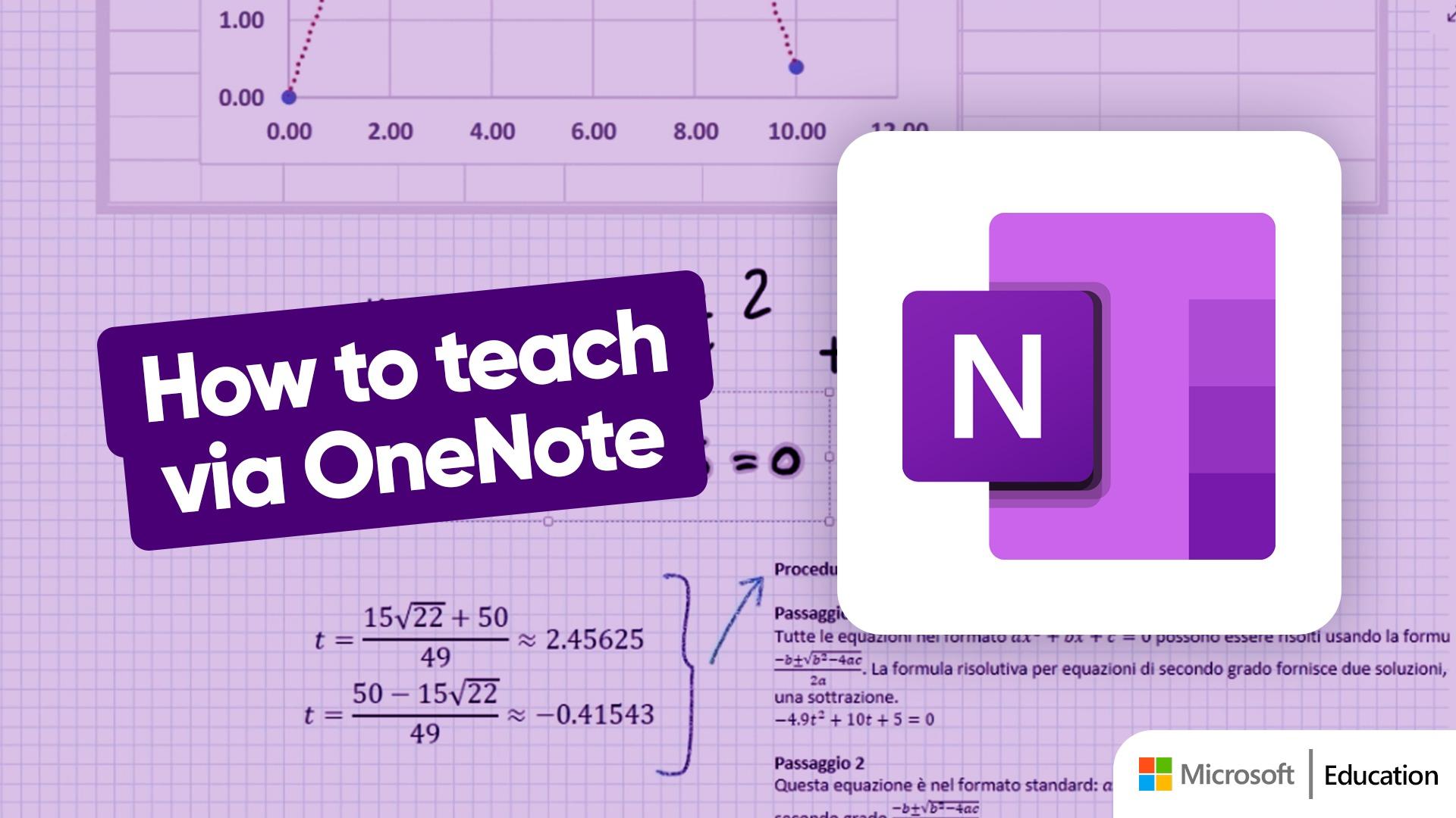 How to teach via OneNote