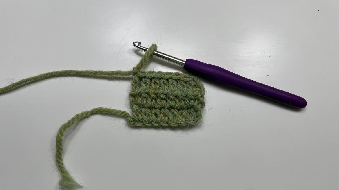 Extended Half Double Crochet (ehdc)