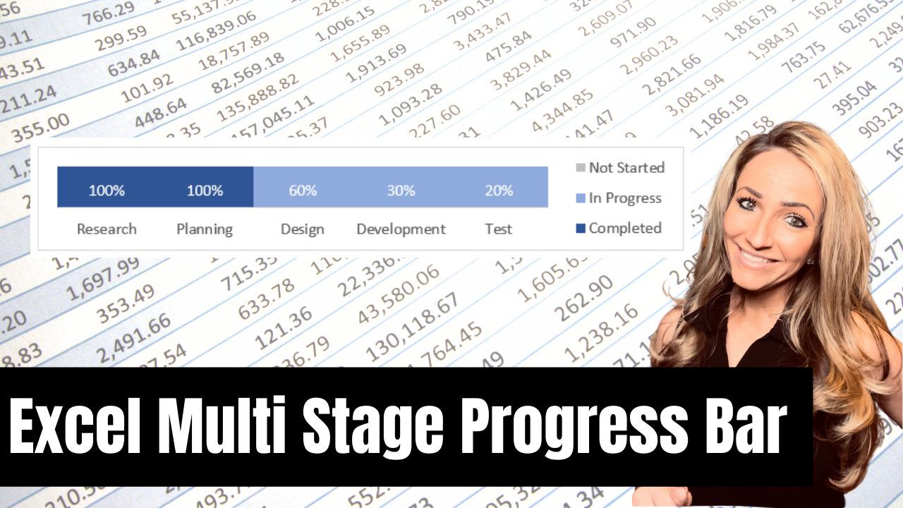 Multi stage progress bar in Excel