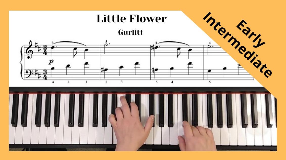 Gurlitt - Little Flower, Op. 205 No. 11, piano (Early intermediate level)