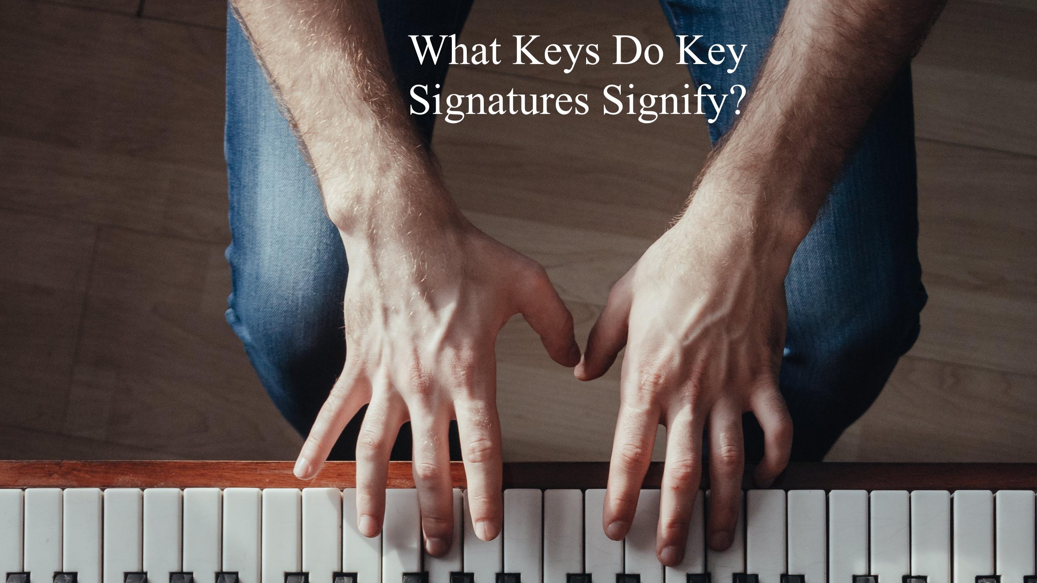What Keys Are Being Named By The Key Signature: Beginning Music Theory