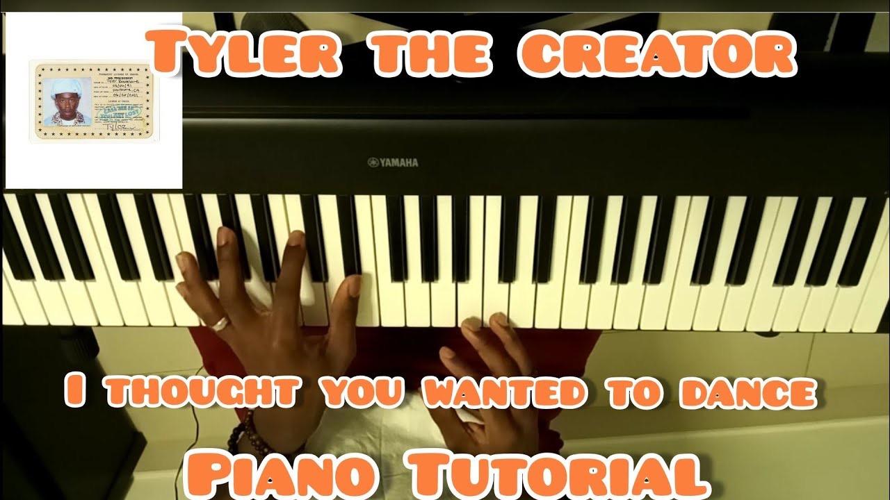 Tyler The Creator - I Thought You Wanted To Dance (Piano Tutorial)
