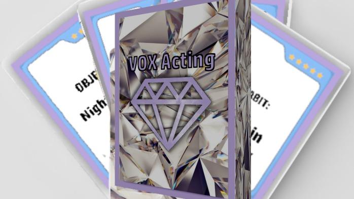 VOX Acting Method Playing Card Game - Class 1